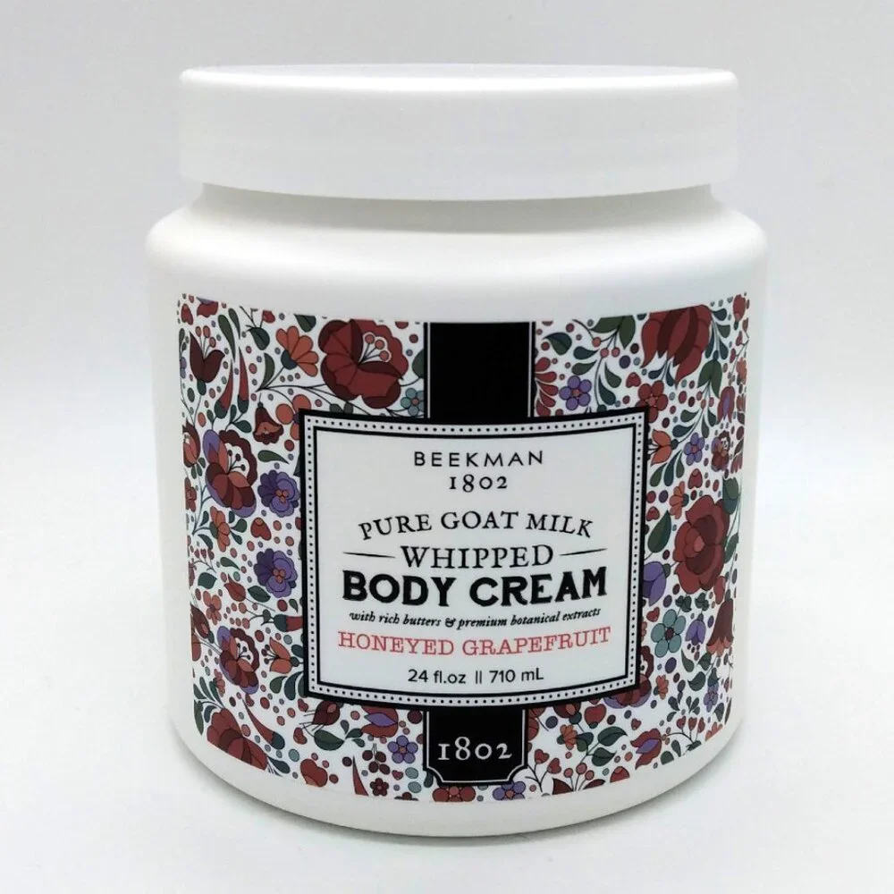 Beekman 1802 Supersize Jar Honeyed Grapefruit Goat Milk Body Cream 24oz Dry Skin